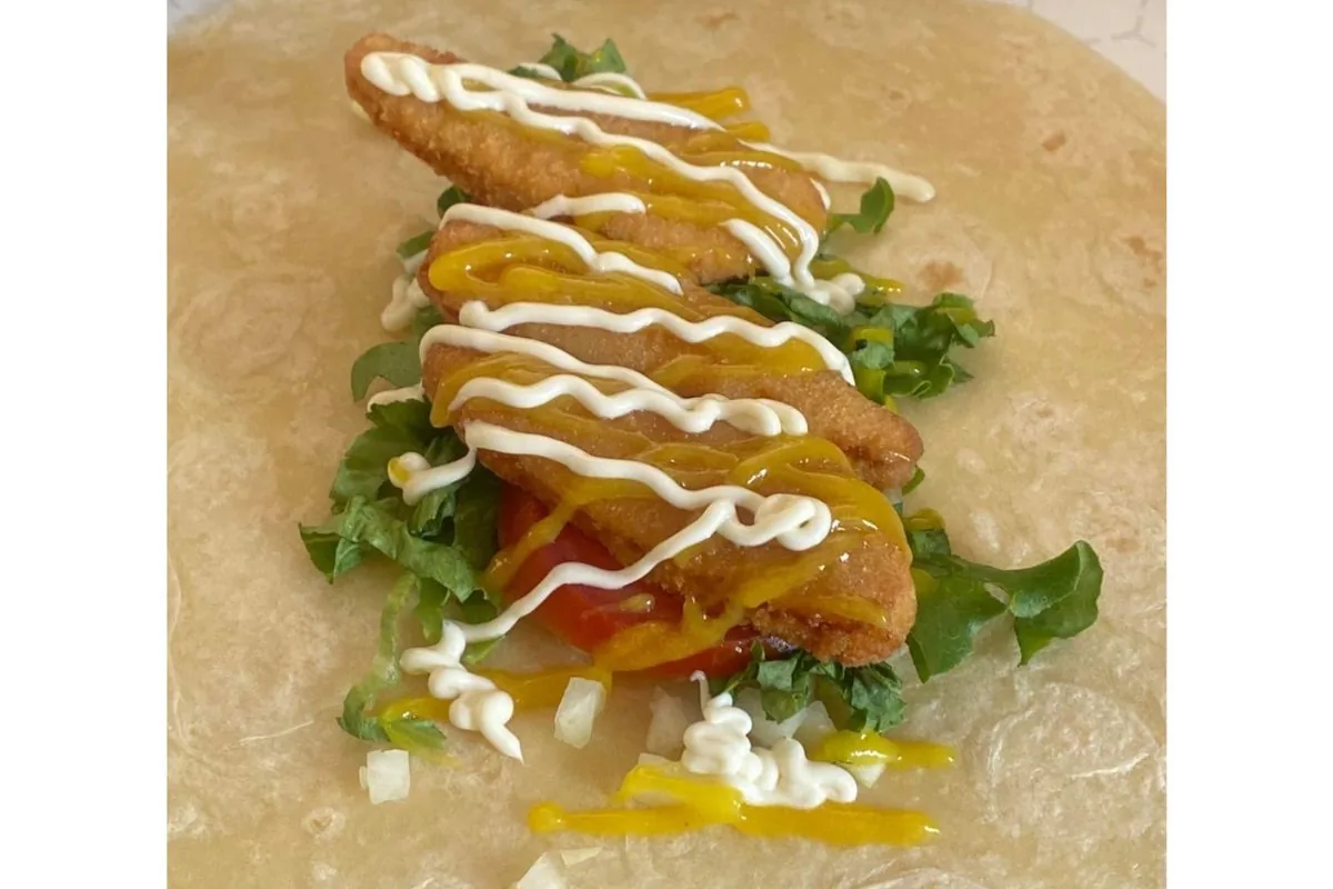 The crispy chicken wrap